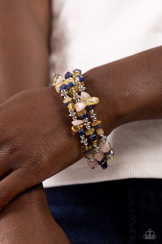 Stacking Stones - Yellow Bracelet