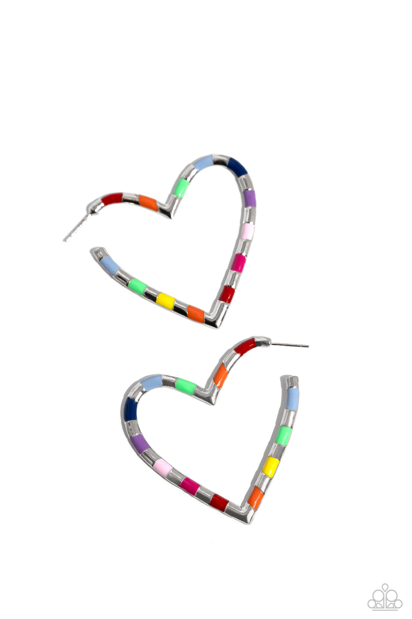 Striped Sweethearts - Multi Earring