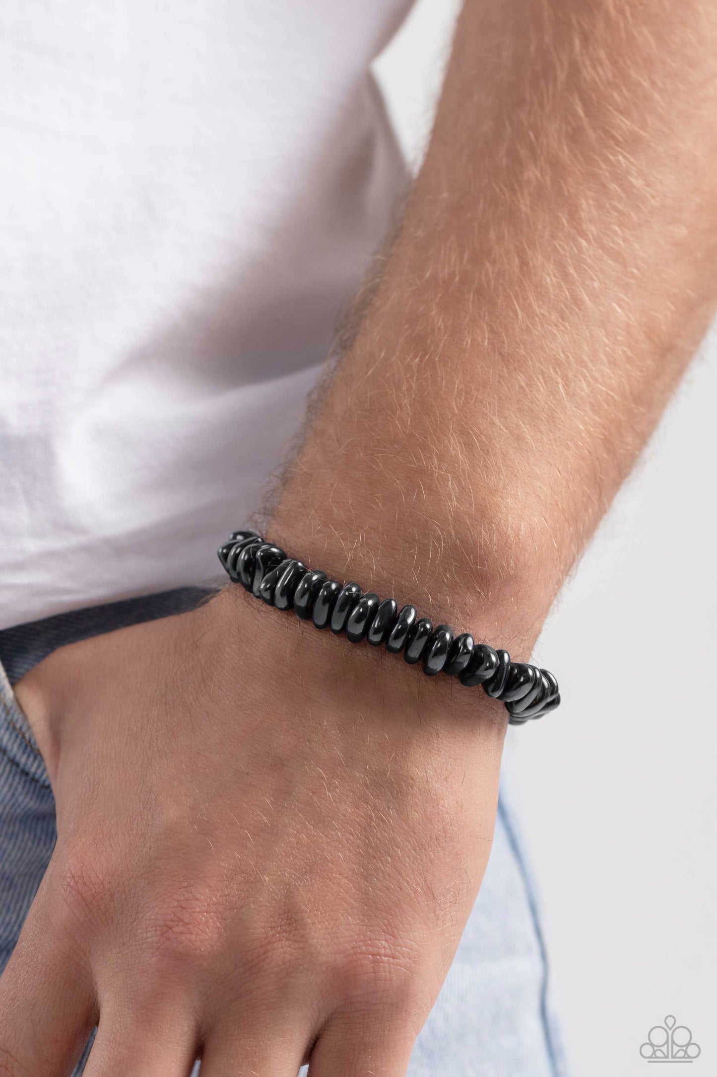 Monochromatic Mechanic - Black Bracelet