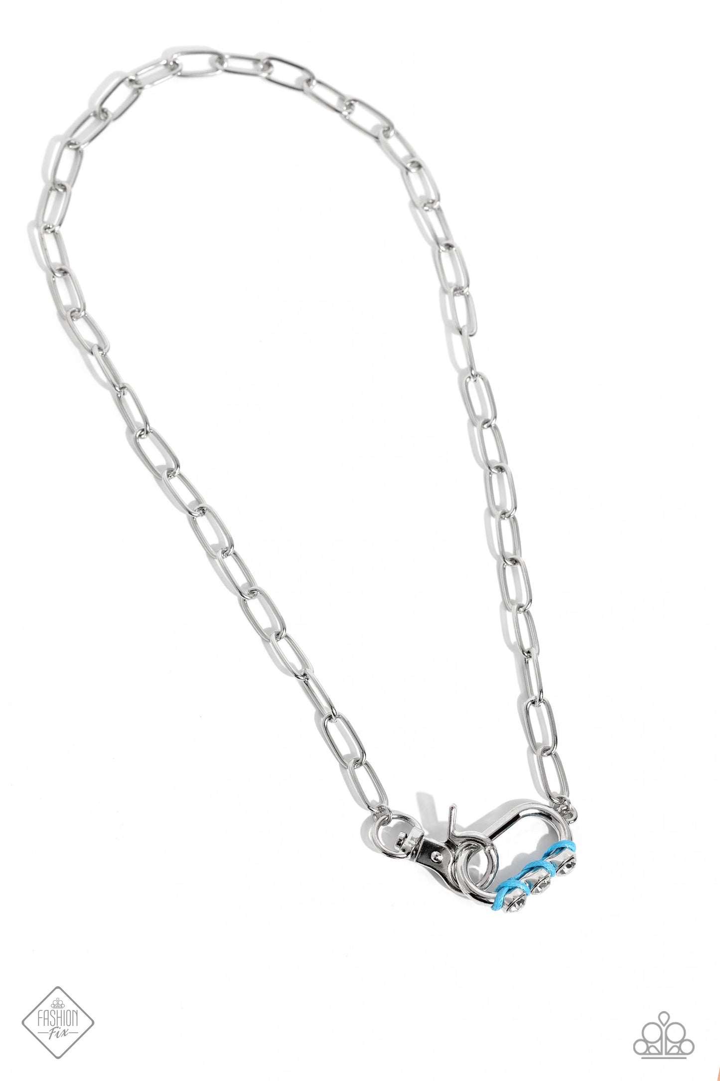 Dont Want to Miss a STRING - Blue Necklace - Fashion Fix September 2023