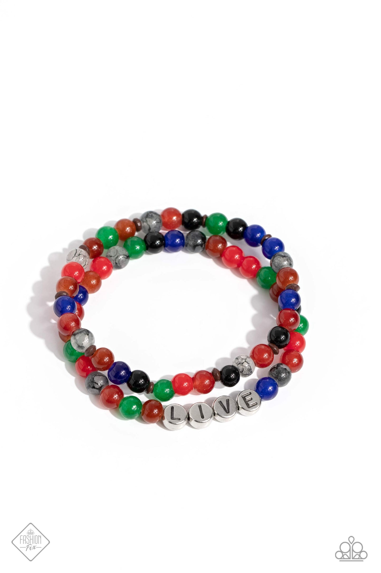 BEAD That As It May - Red Stretch Bracelet - Fashion Fix August 2023