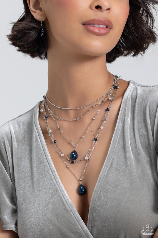 SASS with Flying Colors - Blue Necklace