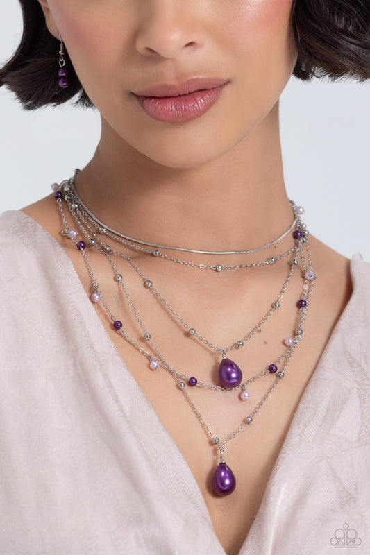 SASS with Flying Colors - Purple Necklace