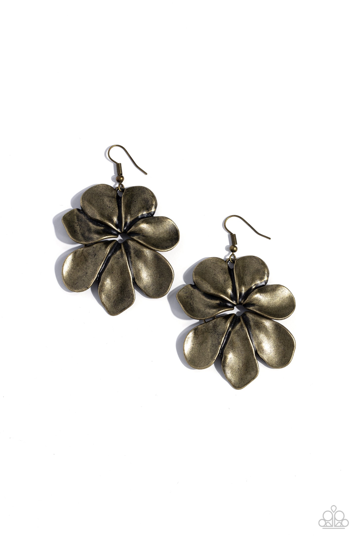 Hinging Hallmark - Brass Earring