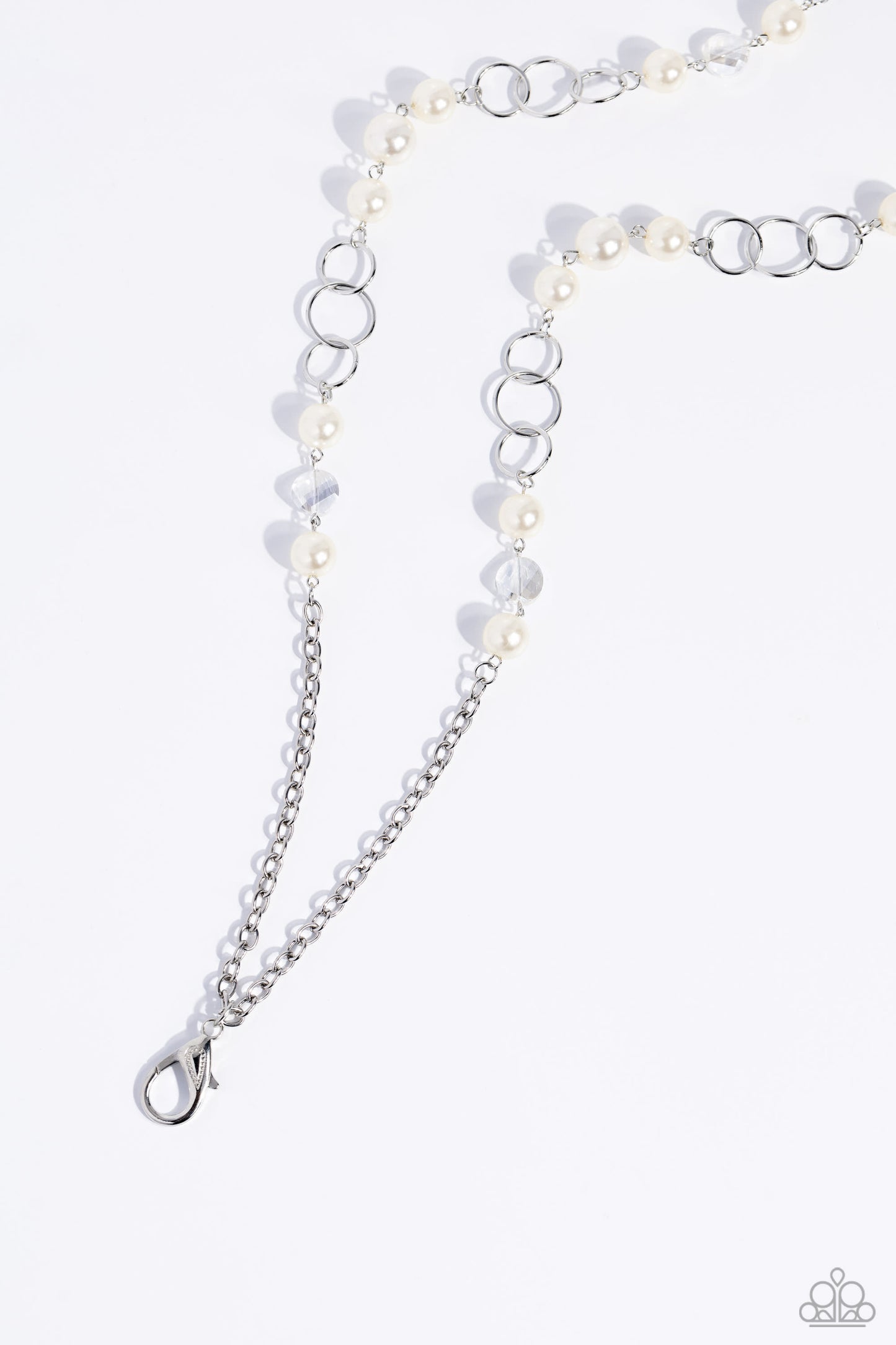 Modest Makeover - White Necklace Lanyard