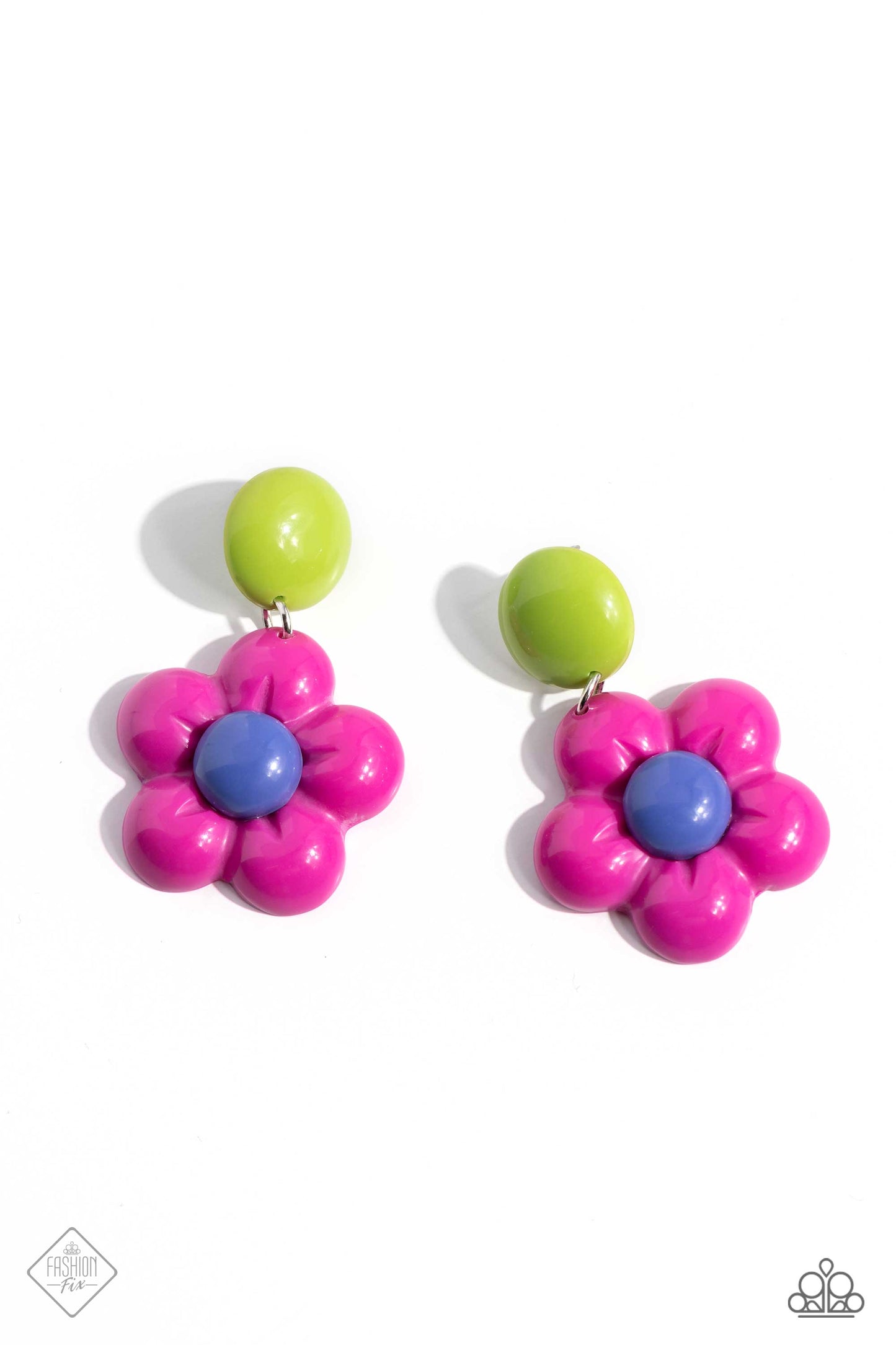 Poppin Posies - Pink Earring