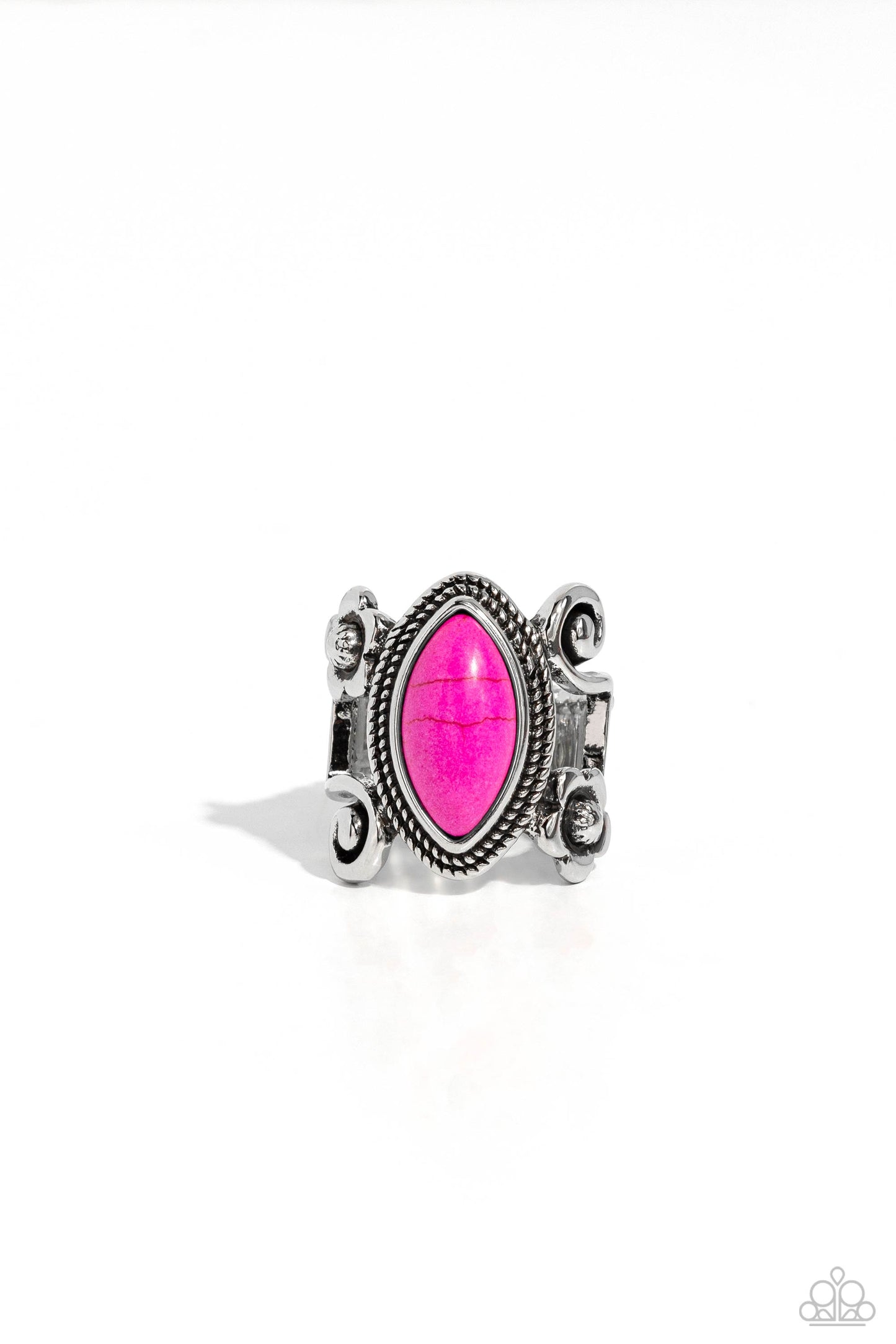 Flower SWIRL - Pink Ring