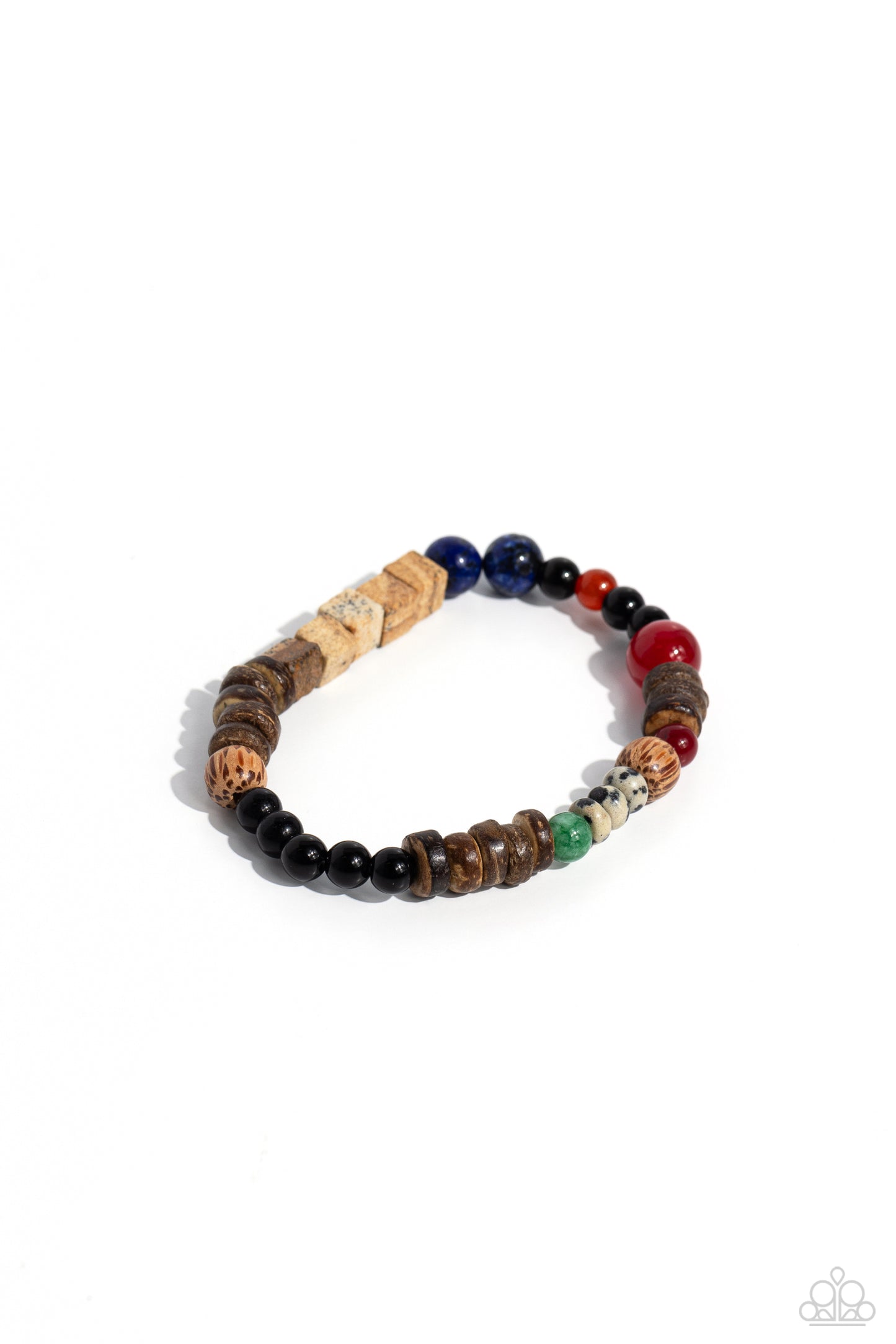 I WOOD Be So Lucky - Blue Bracelet