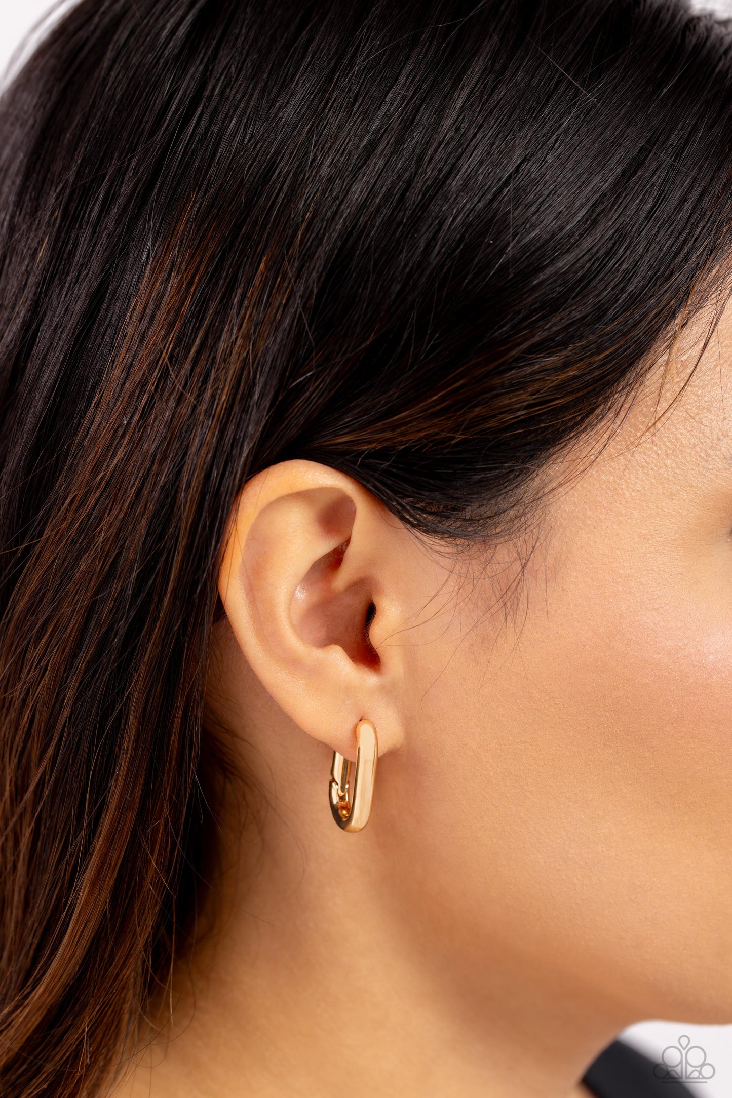 Candidate Curves - Gold Earring