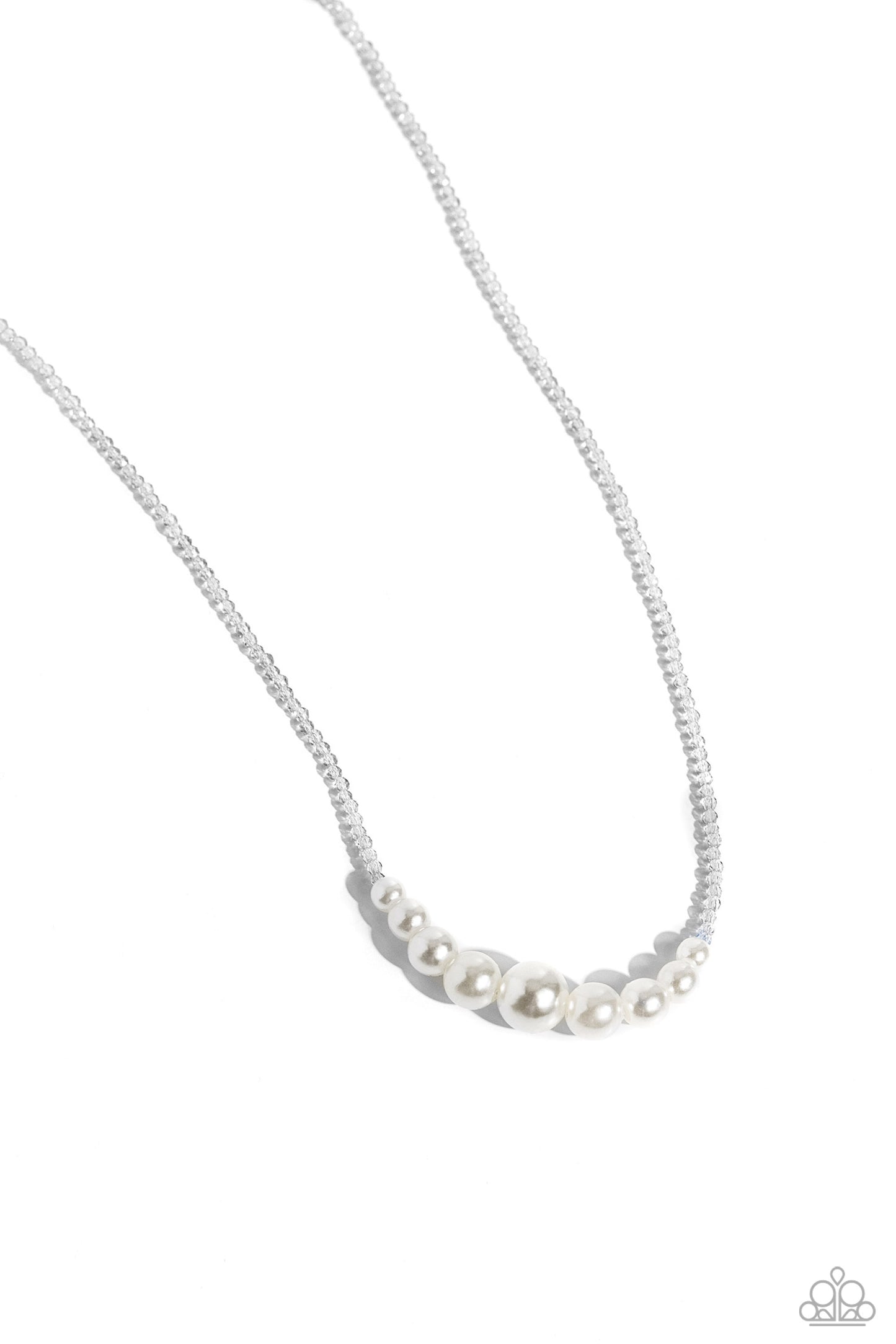 White Collar Whimsy - Silver Necklace