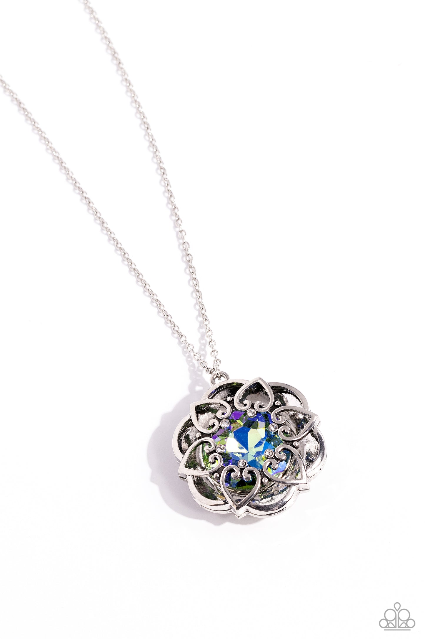 Flowering Fantasy - Green Necklace