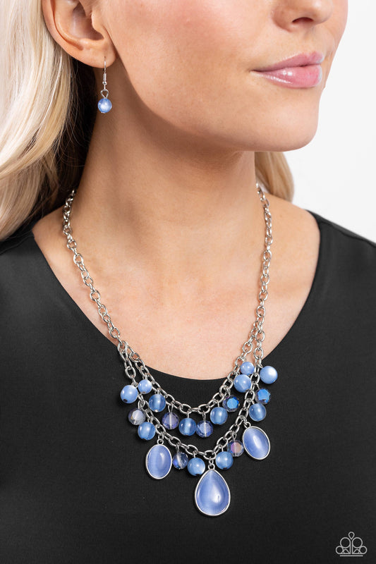 Dewy Disposition - Blue Necklace