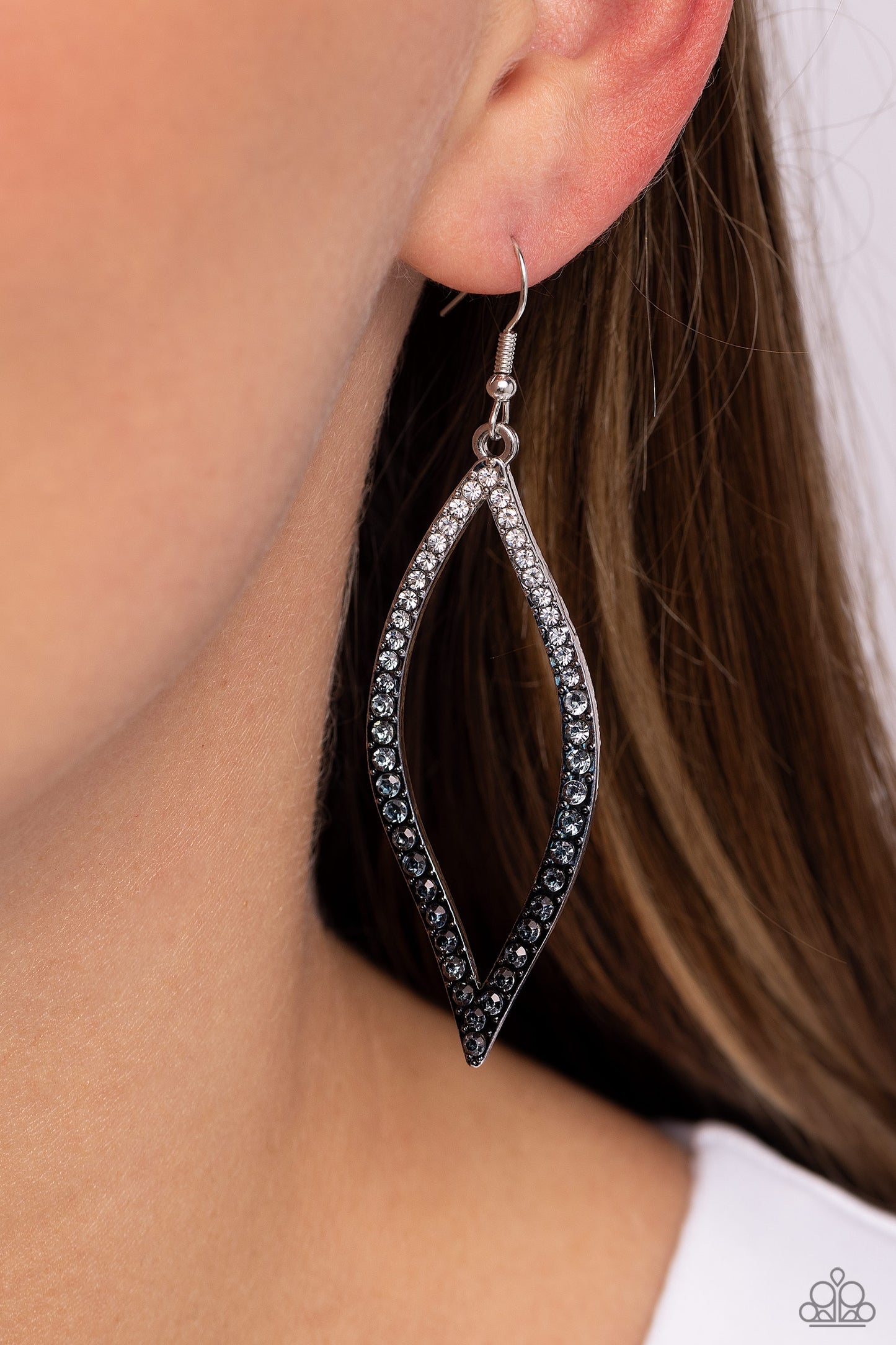 Admirable Asymmetry - Black Earring