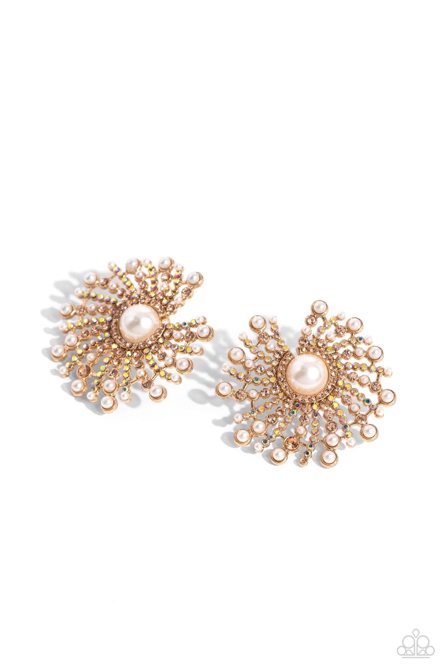 Fancy Fireworks - Gold Earring