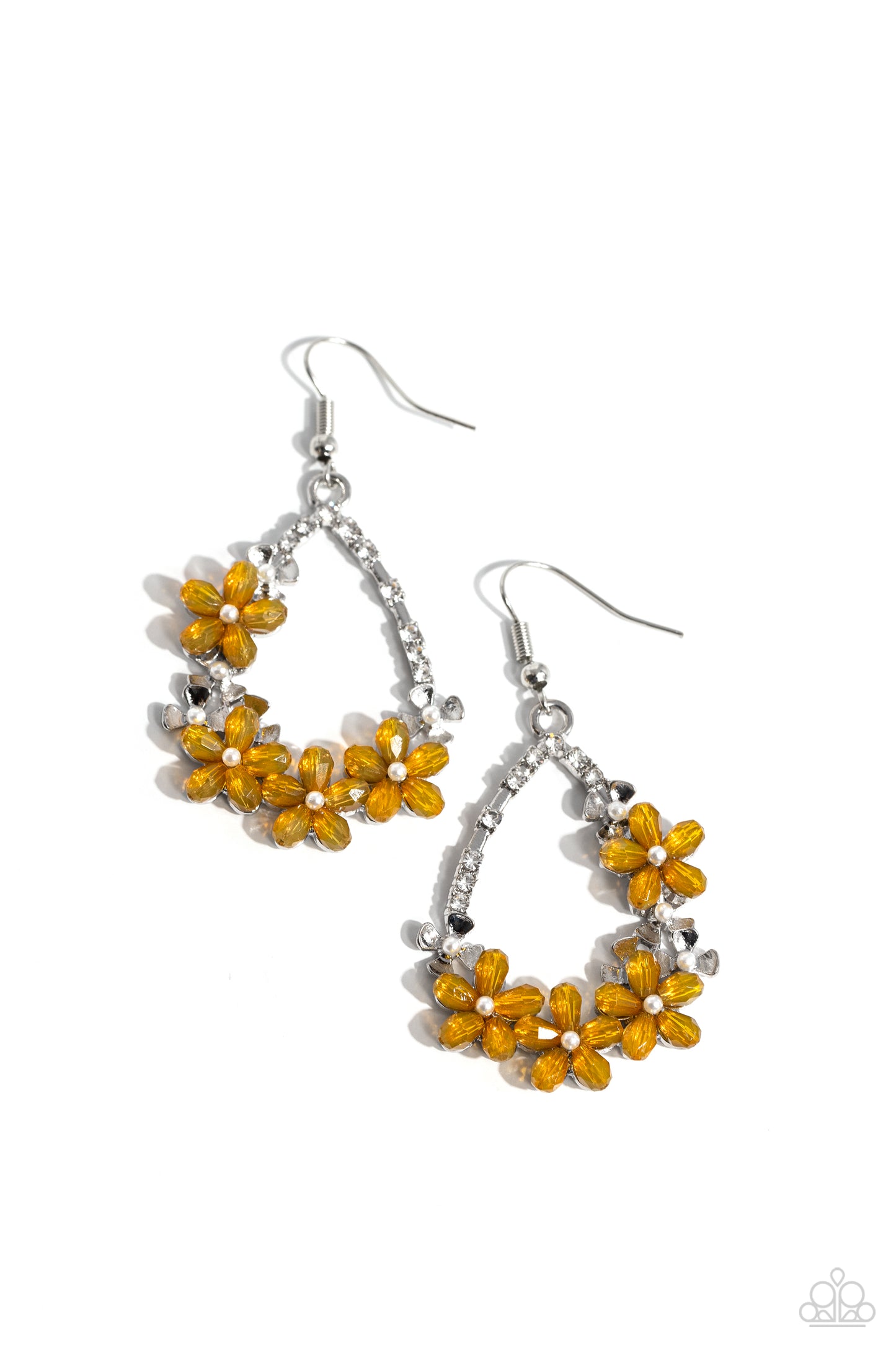 Boisterous Blooms - Yellow Earring