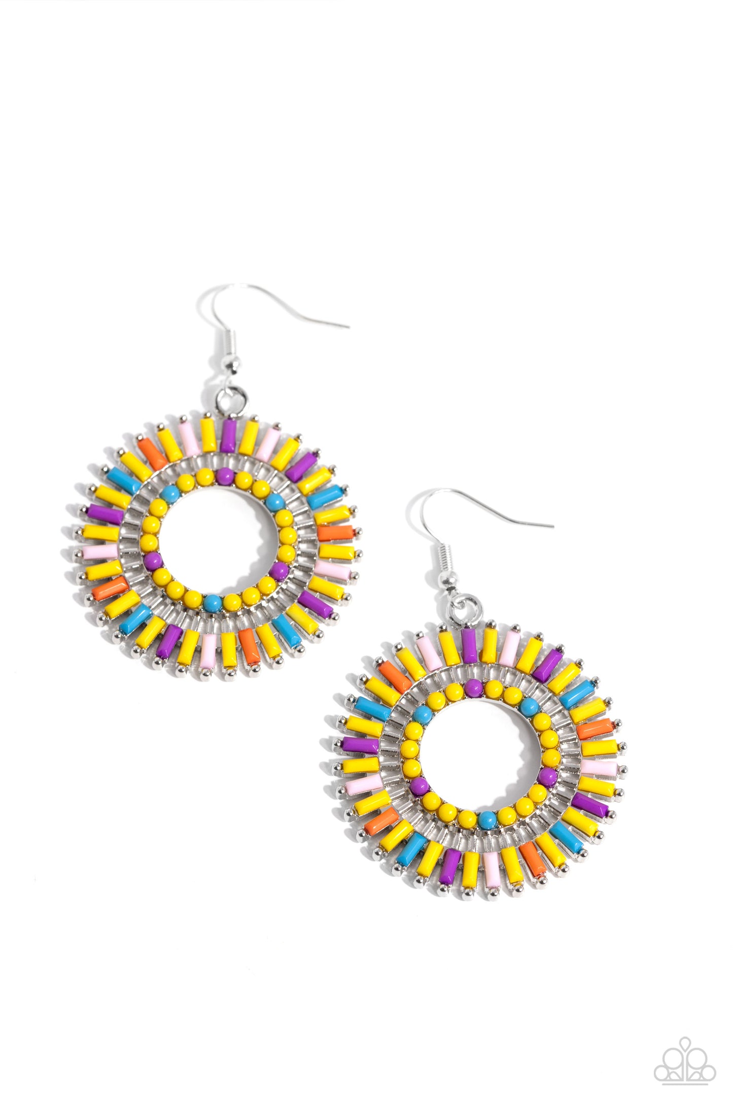 Ferris Wheel Finale - Yellow Earring