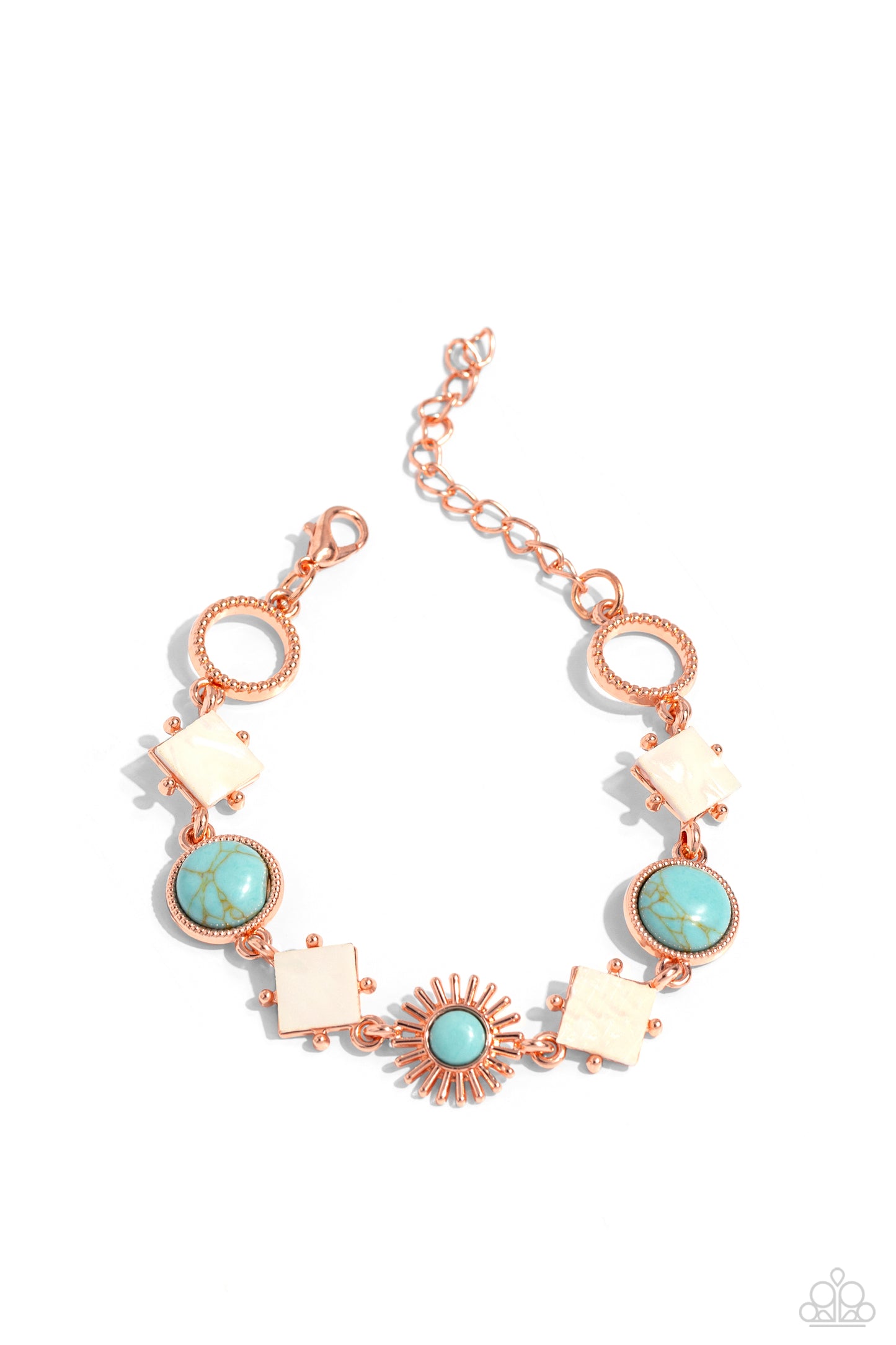 Sunburst Splendor - Copper Bracelet