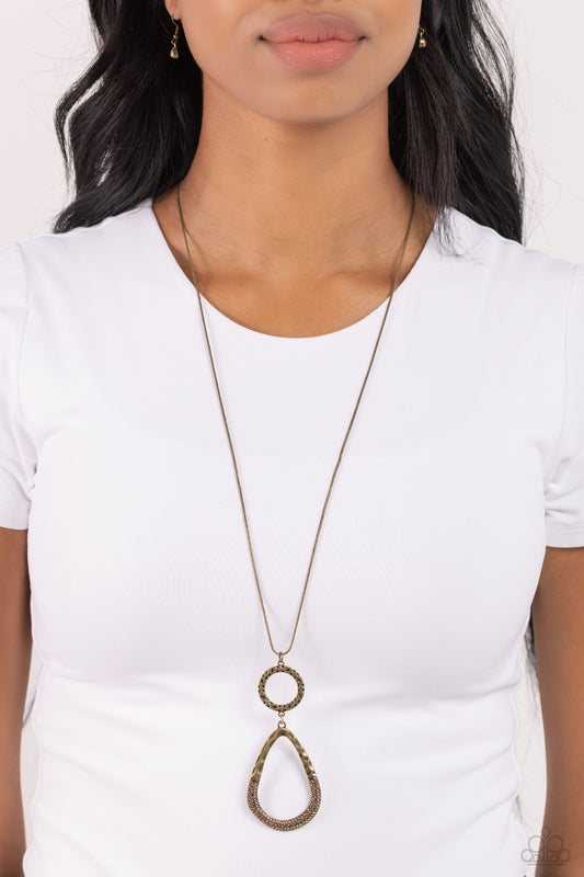 Focused Fashion - Brass Necklace