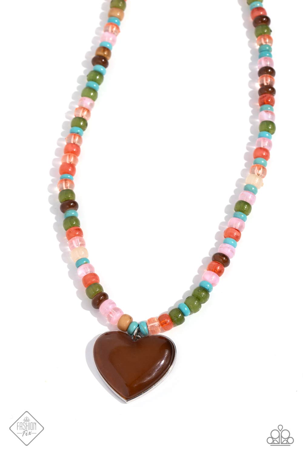 Desertscape Delight - Brown Necklace - Fashion Fix December 2023