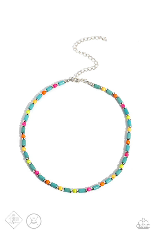 Arid Ambiance - Blue Necklace