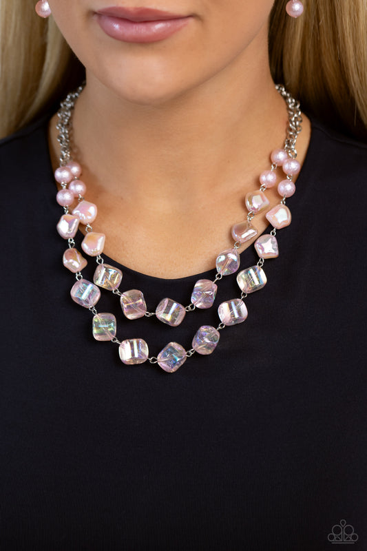 Eclectic Embellishment - Pink Necklace