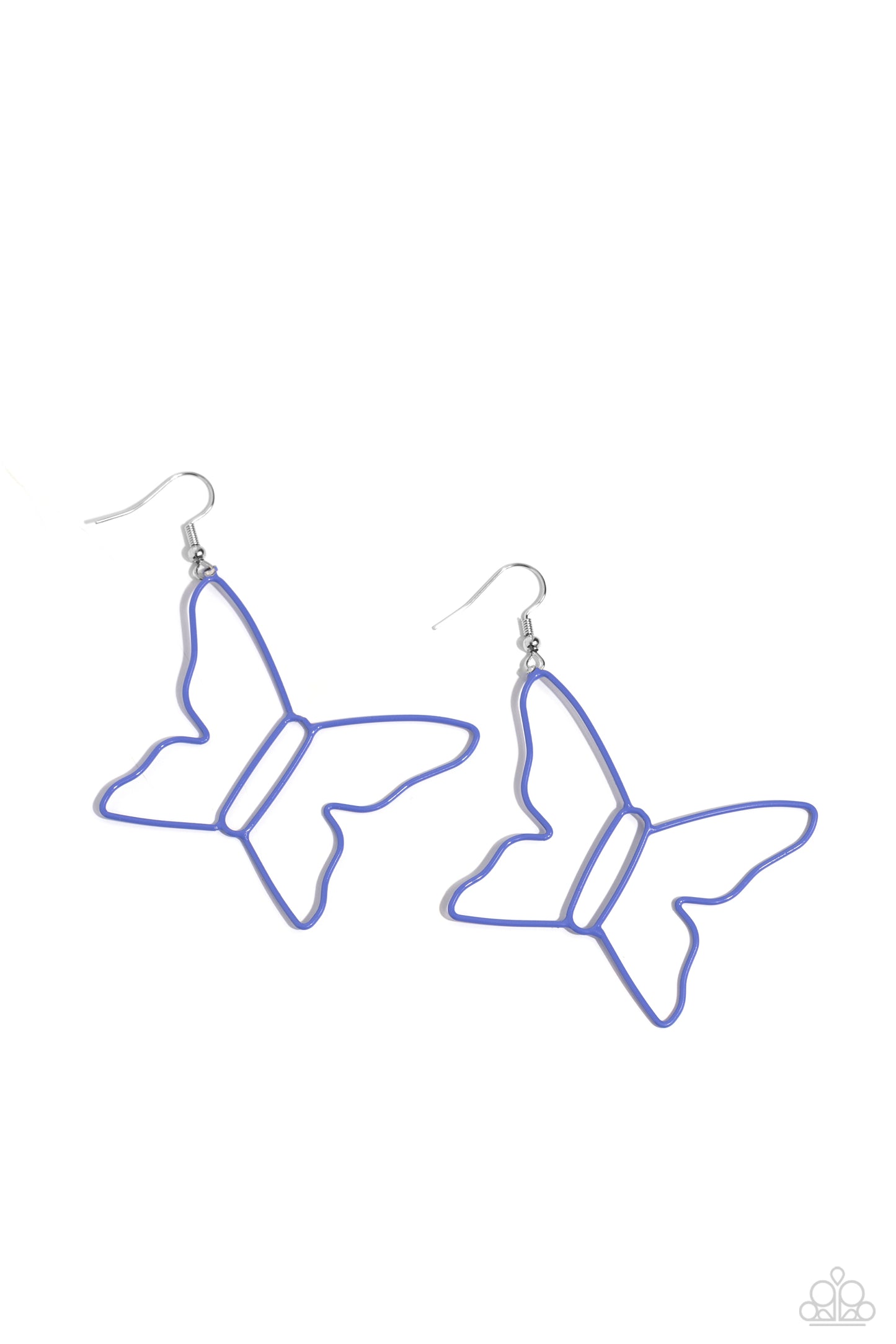 Soaring Silhouettes - Blue Earring