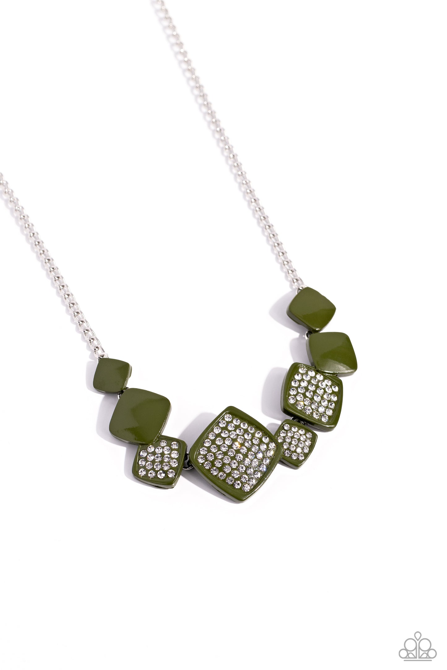 Twinkling Tables - Green Necklace