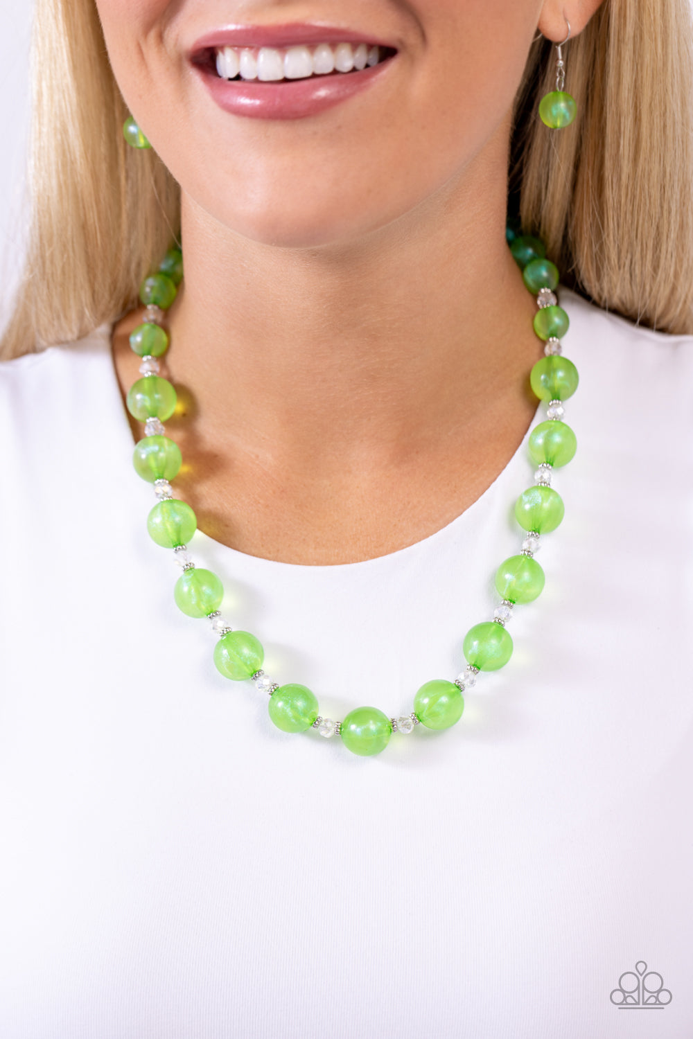 Timelessly Tantalizing - Green Necklace