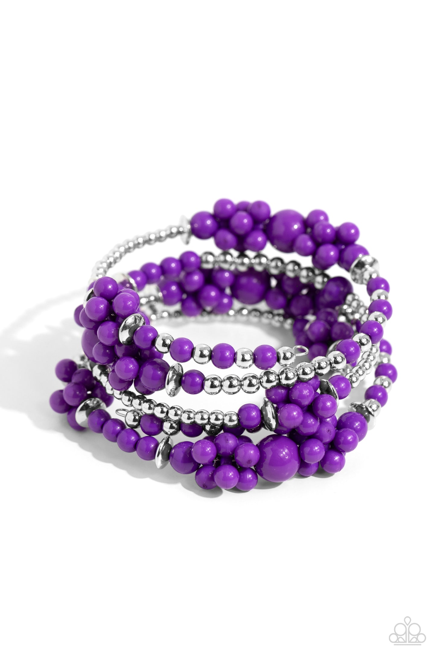 Compelling Clouds - Purple Bracelet