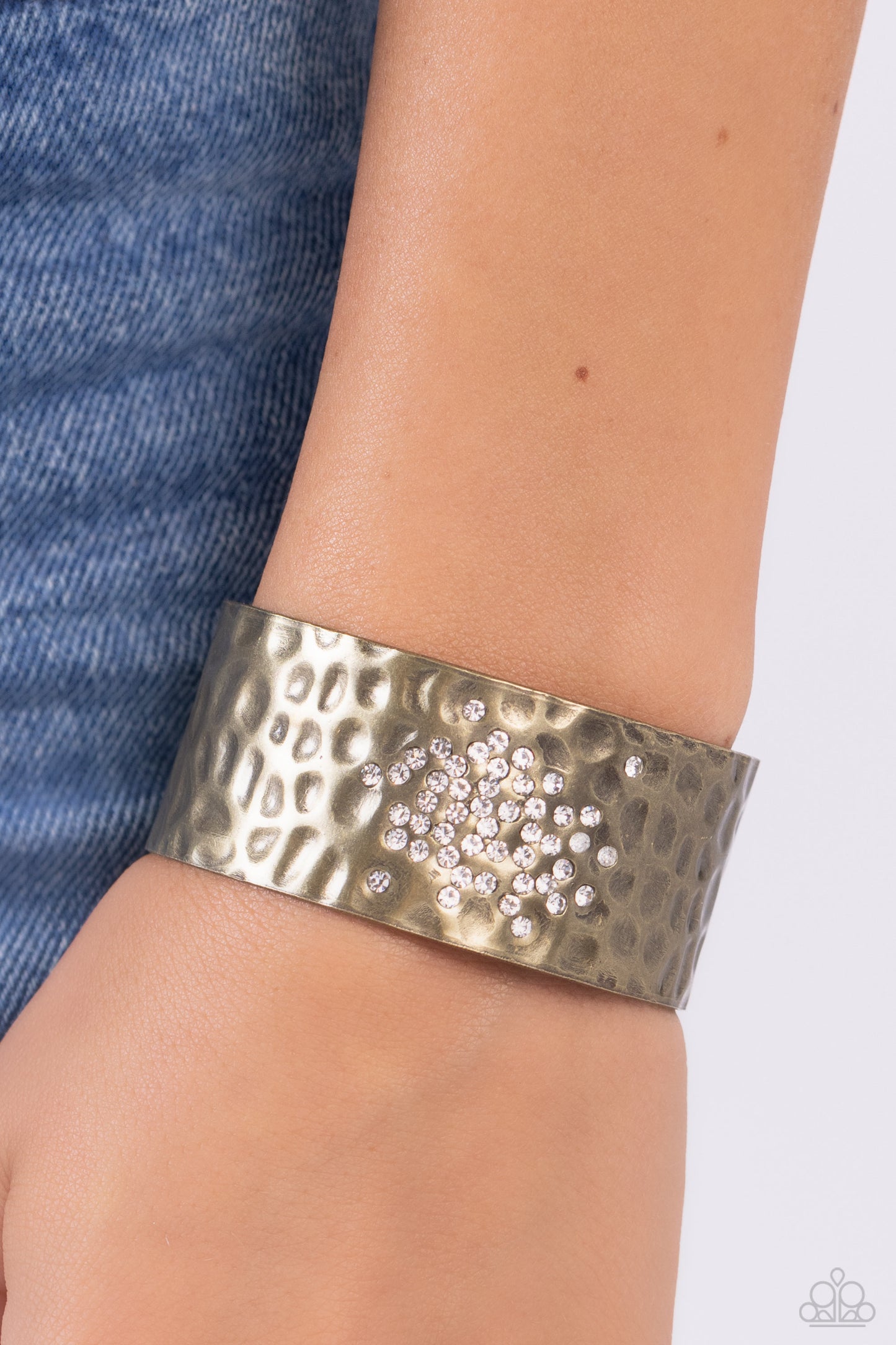 Speckled Sparkle - Brass Bracelet