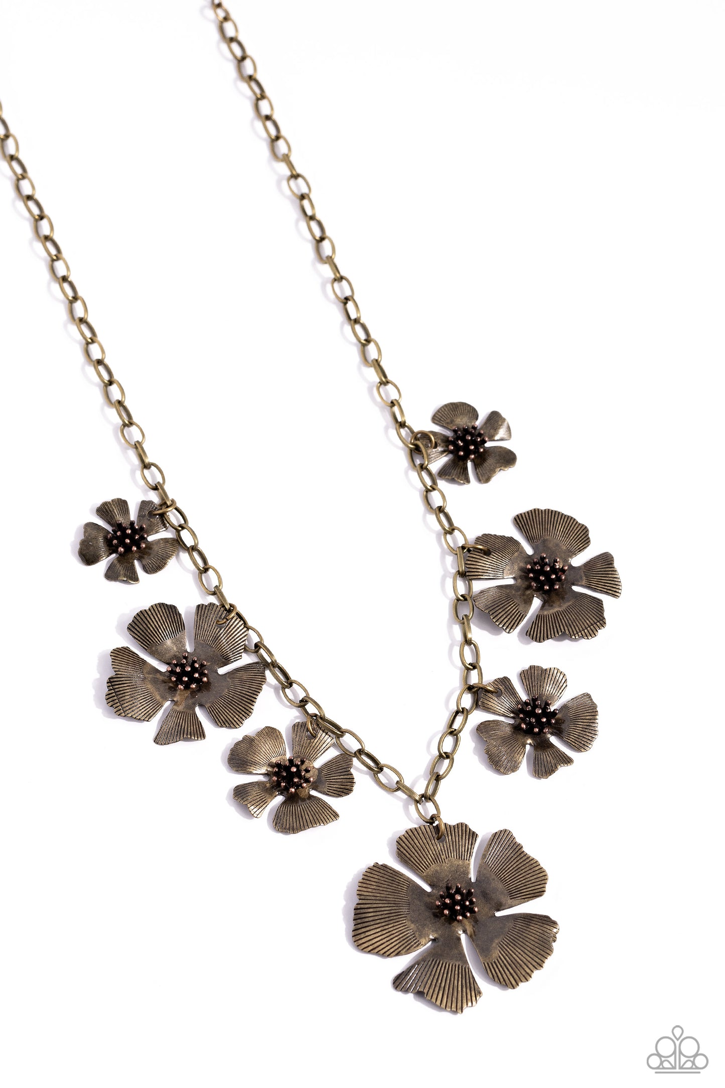 Prideful Pollen - Brass Necklace