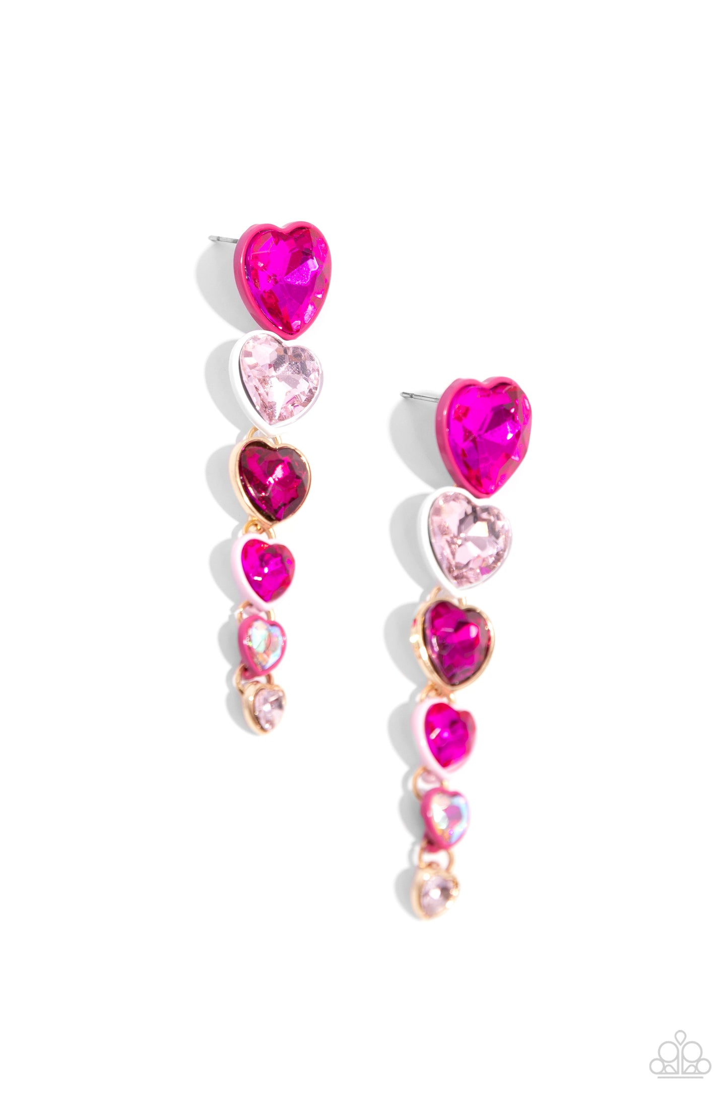 Cascading Casanova - Pink Earring