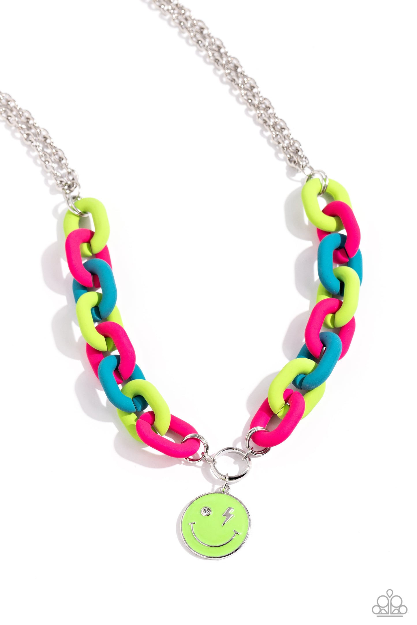 Speed SMILE - Green Necklace