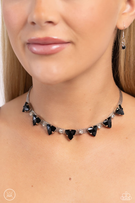 Strands of Sass - Black Necklace