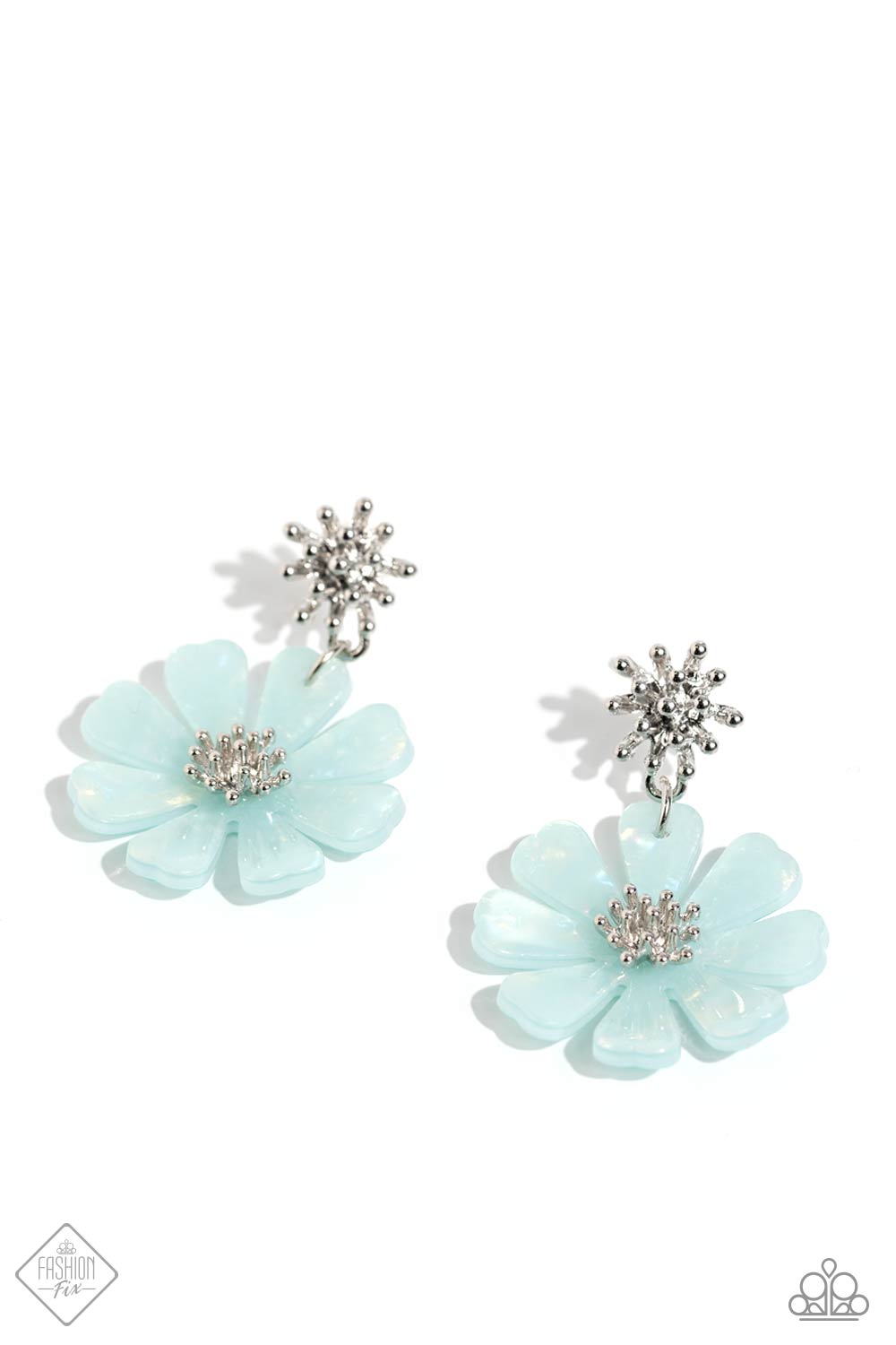 Poetically Pastel - Blue Earring - Fashion Fix March 2023