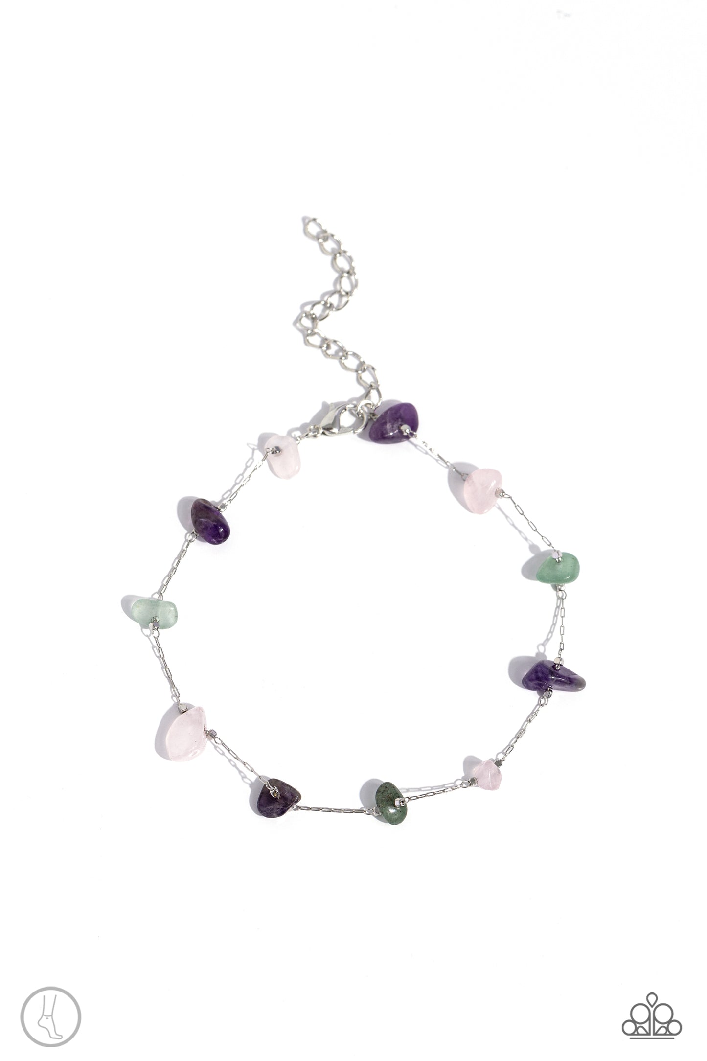 Gemstone Grace - Green Anklet