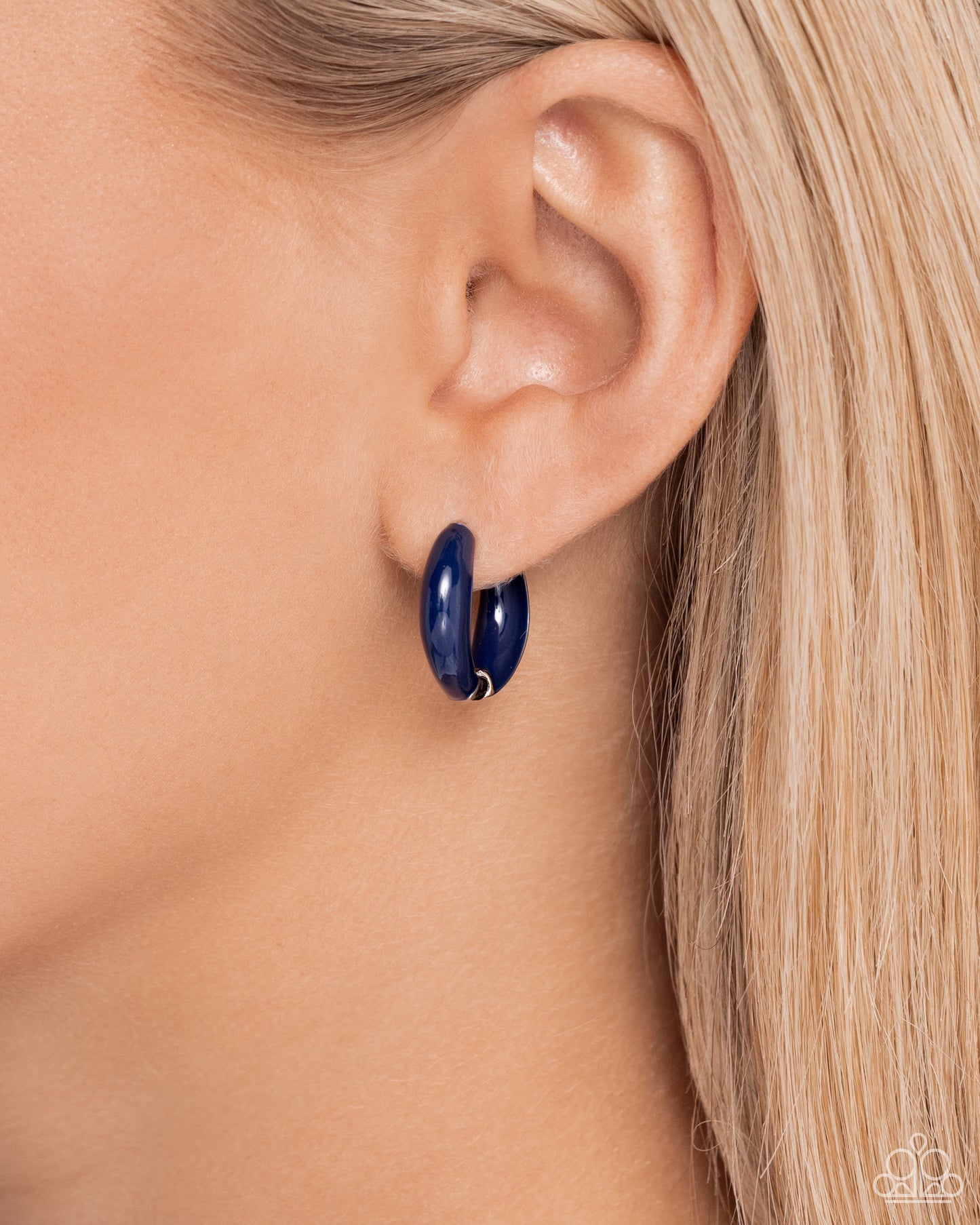 Pivoting Paint - Blue Earring