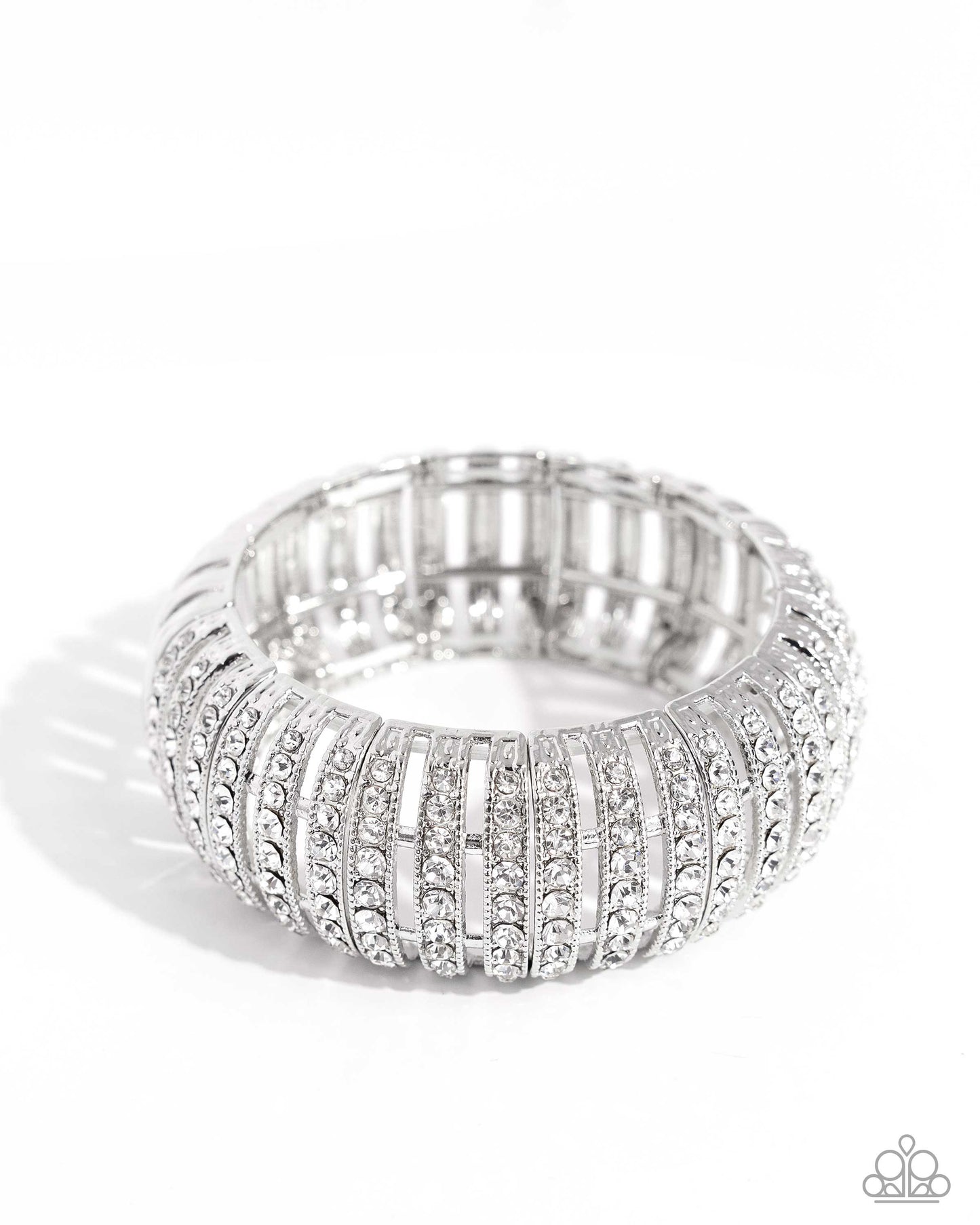 Appealing A-Lister - White Stretch Bracelet - Exclusive EMP 2024