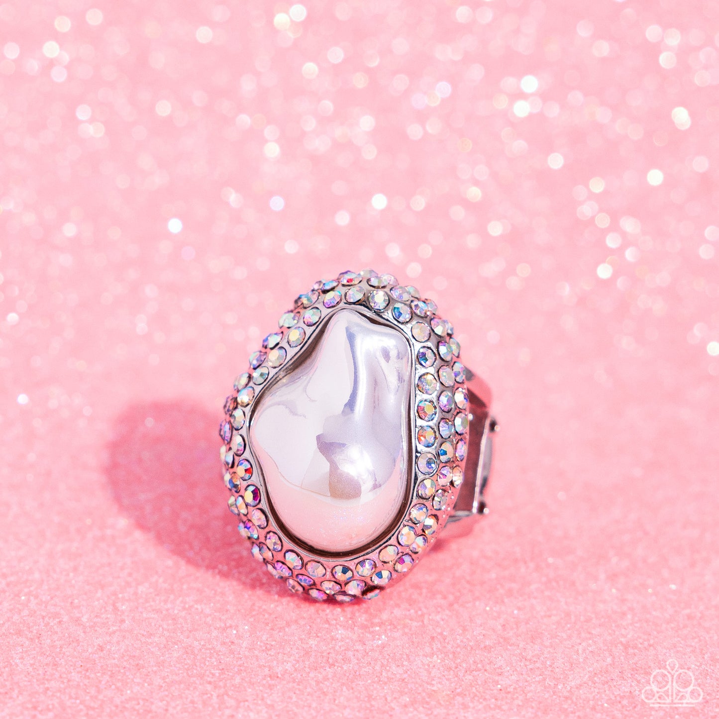 Opulent Ocean - White Ring - Exclusive Empower Me Pink 2024