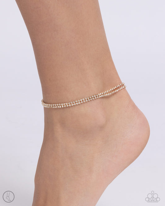 Dainty Declaration - Gold Anklet