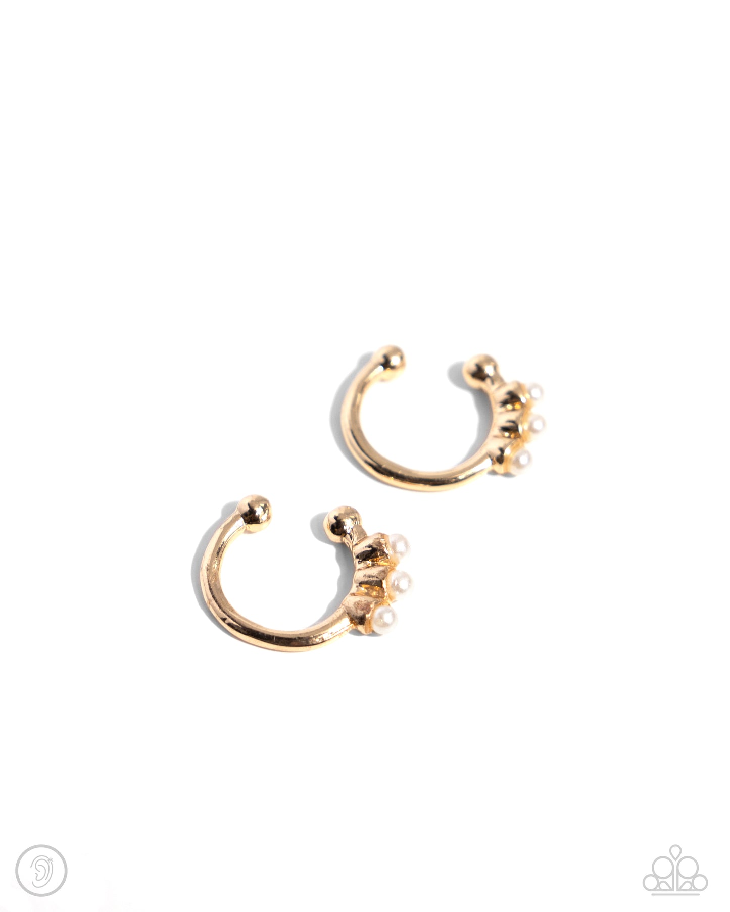 Ballerina Backdrop - Gold Cuff Earring