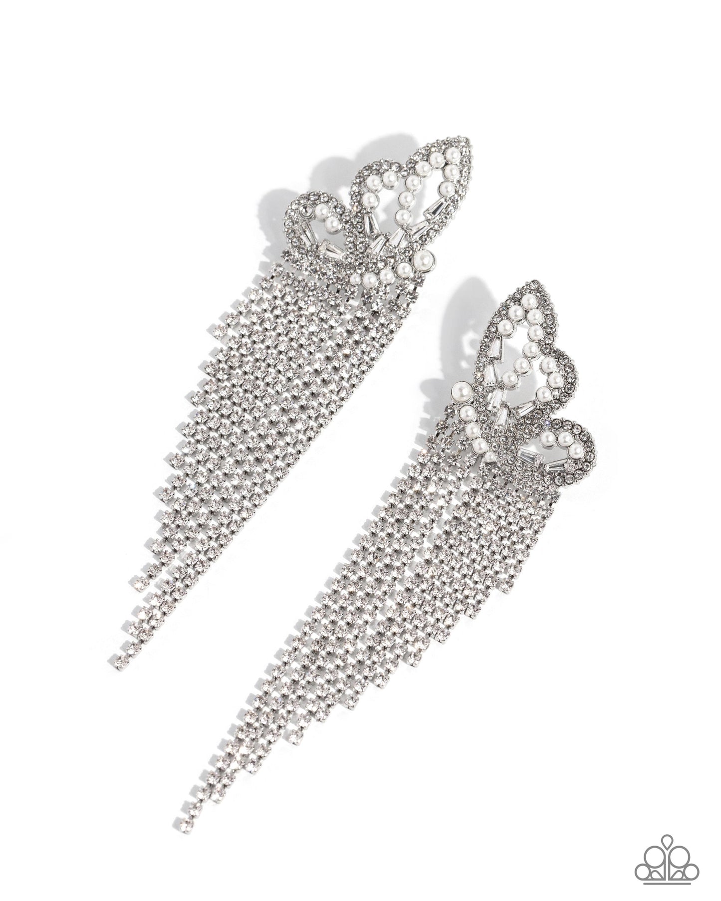 Aerial Accent - White Butterfly Earrings - EMP Exclusive 2024