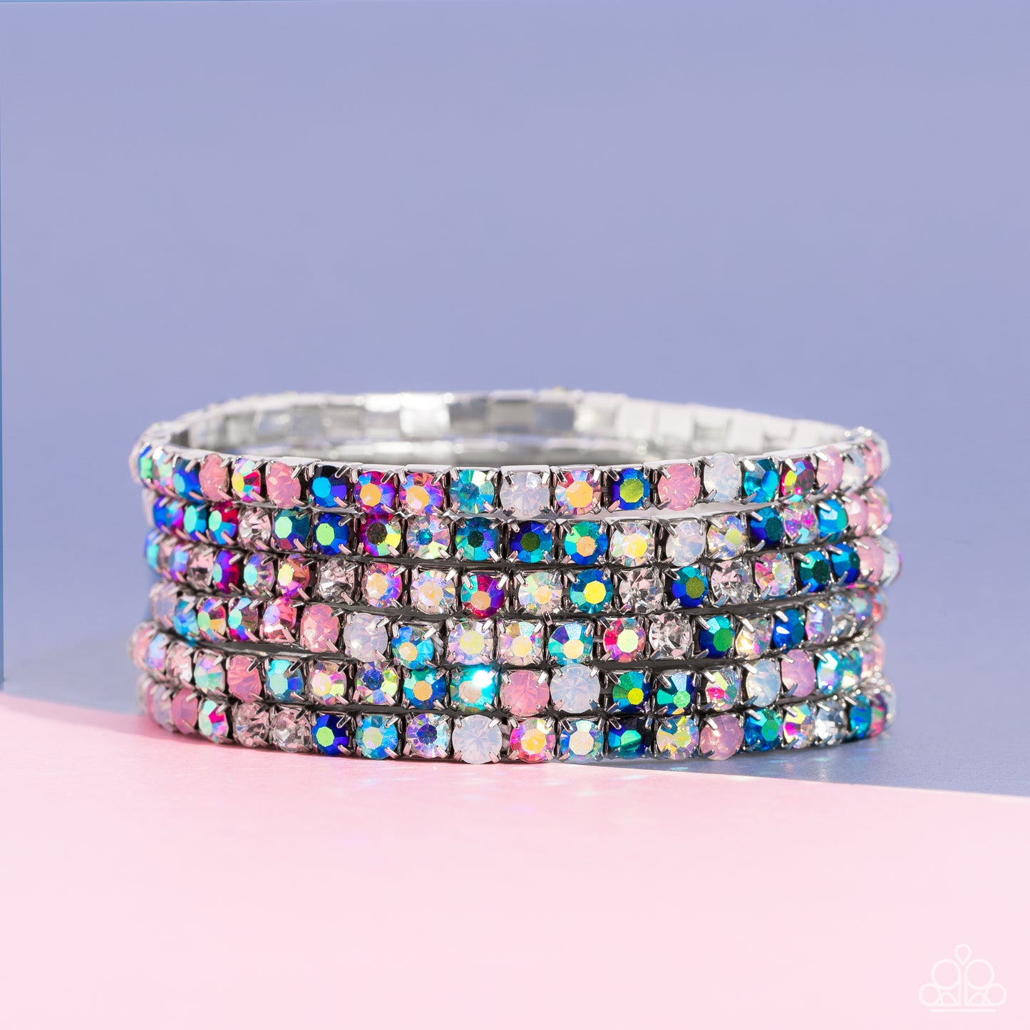 Rock Candy Range - Multi Bracelet - December 2022 Life of the Party - Stacie's Bling Shop